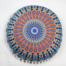Indian Mandala Round Cushion Cover