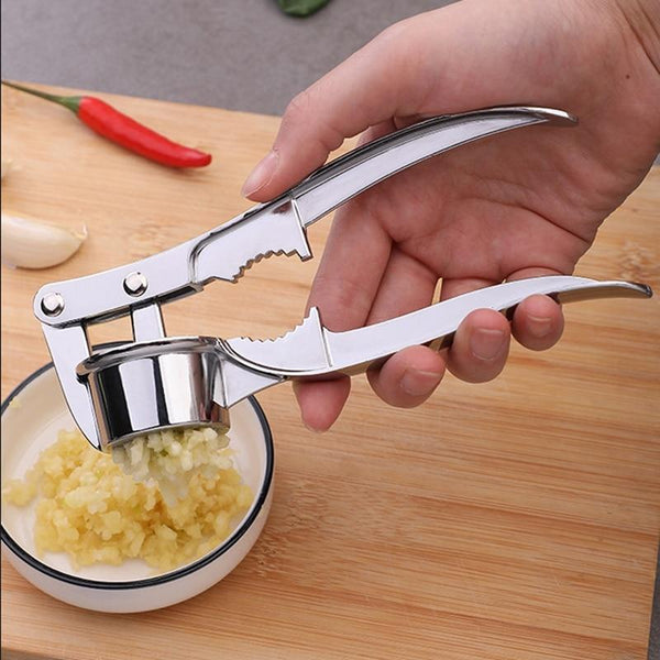 Stainless Steel Garlic Press Crusher