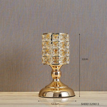 Golden Iron Candle Holder