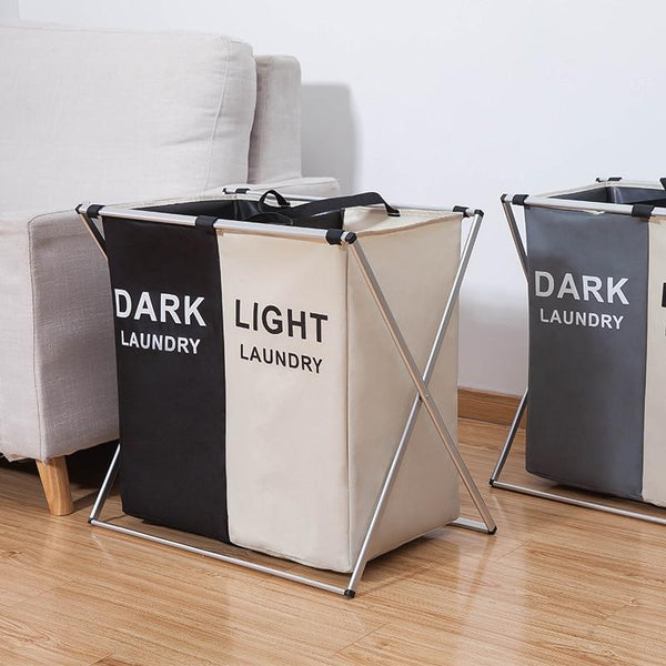 Three Grid Water Proof Laundry Sorter