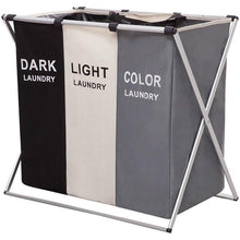 Three Grid Water Proof Laundry Sorter