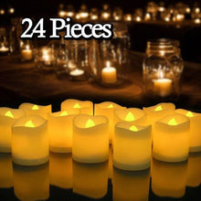 6/24Pcs Flameless LED Candles Tea Light