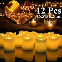6/24Pcs Flameless LED Candles Tea Light