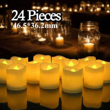 6/24Pcs Flameless LED Candles Tea Light