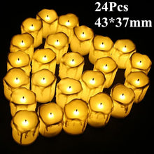 6/24Pcs Flameless LED Candles Tea Light