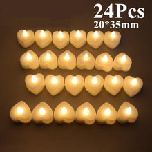 6/24Pcs Flameless LED Candles Tea Light