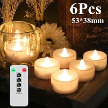 6/24Pcs Flameless LED Candles Tea Light