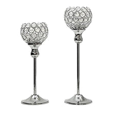 Crystal Hollow Metal Candle Holder