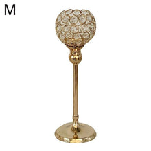 Crystal Hollow Metal Candle Holder