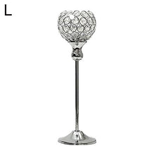 Crystal Hollow Metal Candle Holder