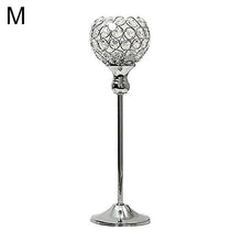 Crystal Hollow Metal Candle Holder