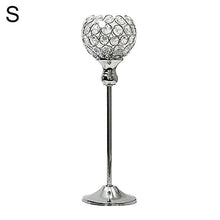 Crystal Hollow Metal Candle Holder