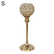 Crystal Hollow Metal Candle Holder