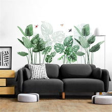 Tropical Plants Leaves Wall Sticker