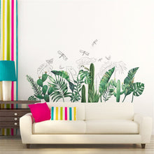 Tropical Plants Leaves Wall Sticker