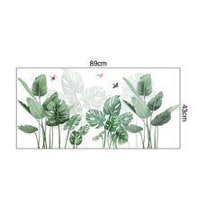 Tropical Plants Leaves Wall Sticker