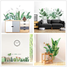 Tropical Plants Leaves Wall Sticker