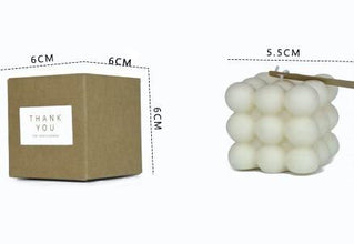 Bubble Cube Candle
