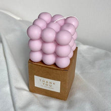 Bubble Cube Candle