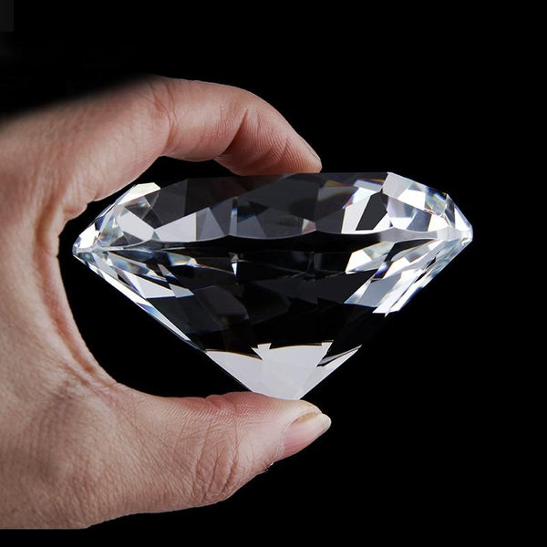 Crystal Clear Diamond Table Centerpiece