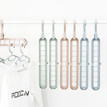 9-hole Clothes hanger organizer