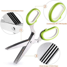 Steel Knives Multi-Layers Kitchen Scissors