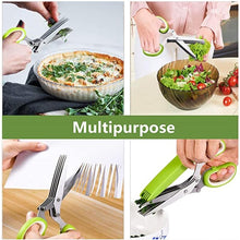 Steel Knives Multi-Layers Kitchen Scissors