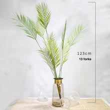 Green Artificial Palm Leaf Plastic Plants