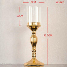 Metal Crystal Candle Lantern