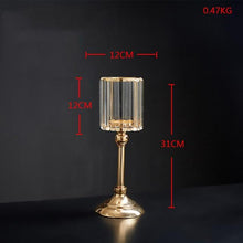 Metal Crystal Candle Lantern
