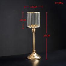 Metal Crystal Candle Lantern