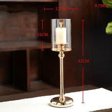 Metal Crystal Candle Lantern