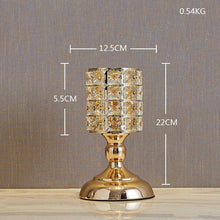 Metal Crystal Candle Lantern