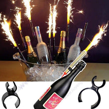 Single Champagne Bottle Birthday Candle Sparkler