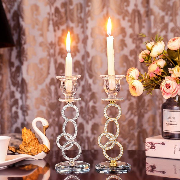 Crystal Candle Holder for Coffee