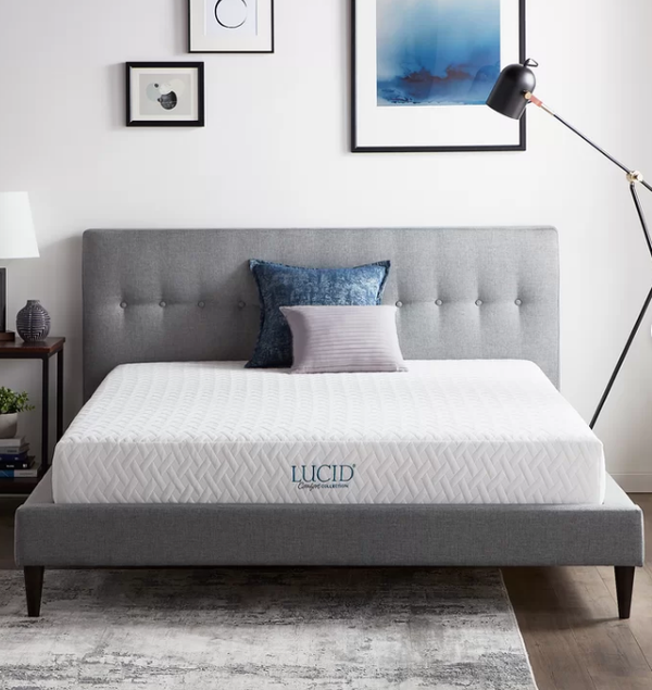 Lucid Comfort Collection 8” Medium Gel Memory Foam Mattress